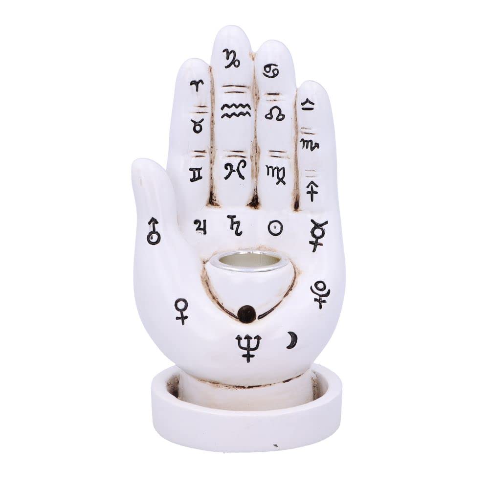 Hand Back Flow Burner White 12cm Palmistry Backflow Incense