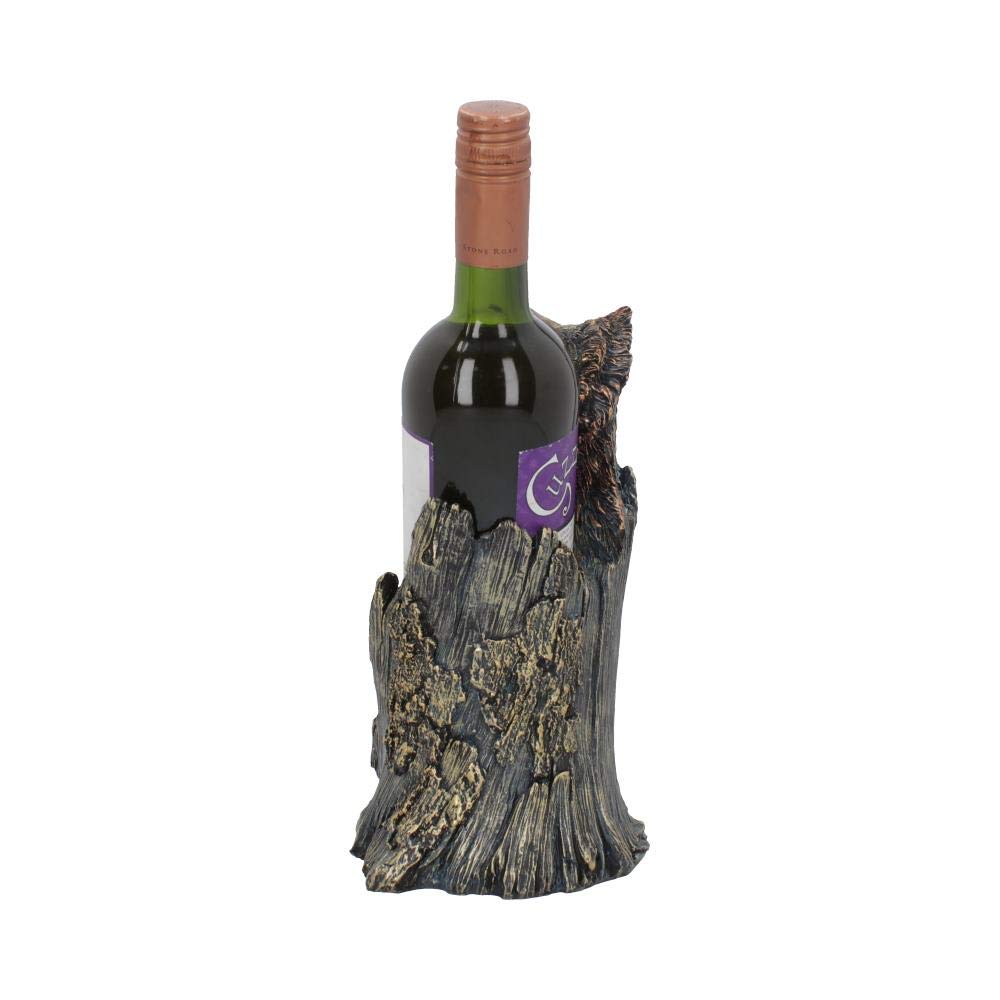 Call of the Wine Bronze Wolf Bottle Holder 26cm