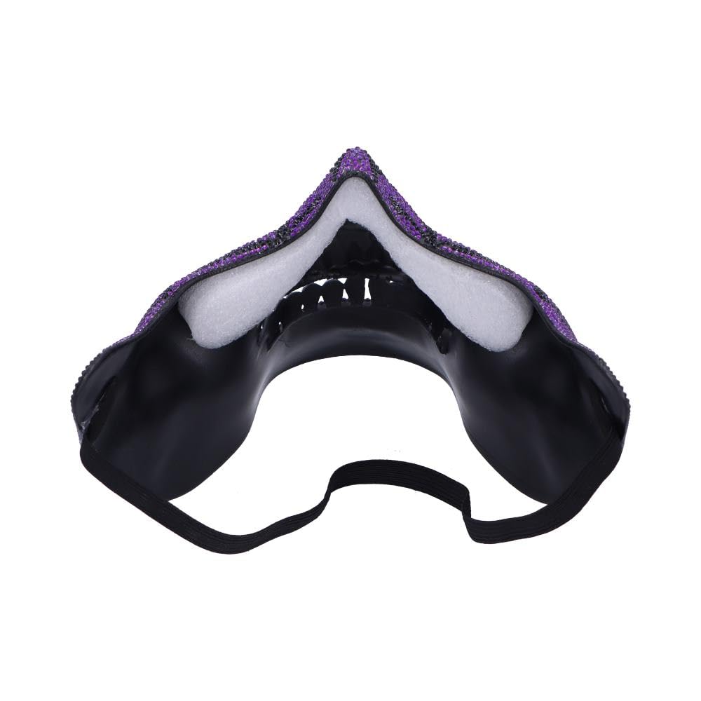 Jewelled Masquerade Purple 17.5cm Day of the Dead Mask for Cosplay 4