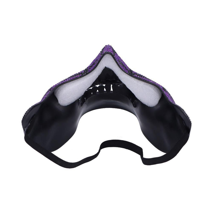 Jewelled Masquerade Purple 17.5cm Day of the Dead Mask for Cosplay 4