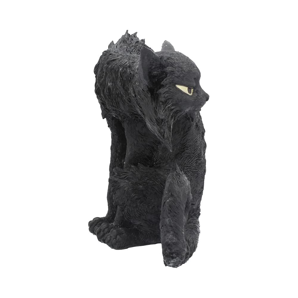 Large Black Cat Witches Familiar Figure Salem Spite 25.5cm Resin Statue 4