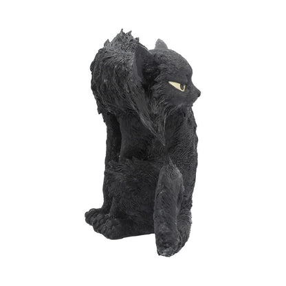 Large Black Cat Witches Familiar Figure Salem Spite 25.5cm Resin Statue 4