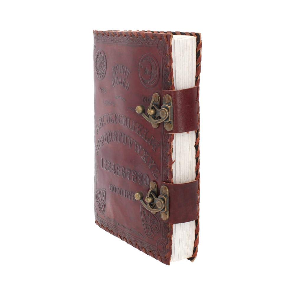 Spirit Board Clasping Embossed Leather Journal 25cm