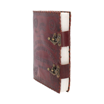 Spirit Board Clasping Embossed Leather Journal 25cm 2