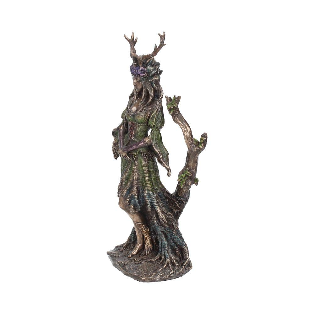 Lady of the Forest Figurine Bronze Celtic Pagan Goddess Flidais Ornament 25cm