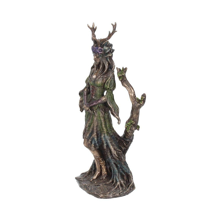 Lady of the Forest Figurine Bronze Celtic Pagan Goddess Flidais Ornament 25cm