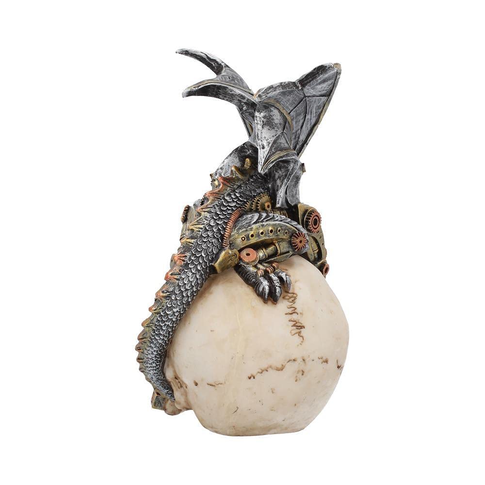 Steel Wing Steampunk Dragon Skull 21cm 3