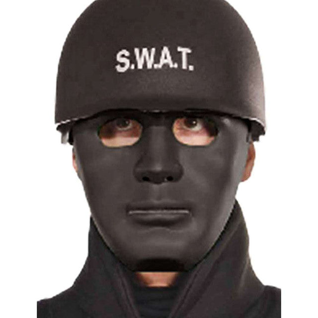 SWAT Mask Police Officer Black Tactical