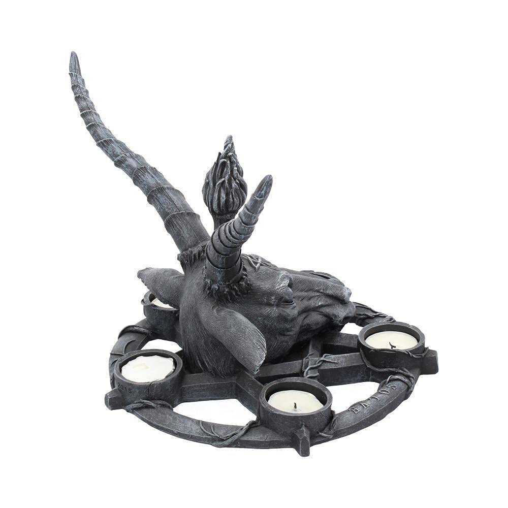 Baphomet Sabbatic Goat Diety Candle Holder 27.5cm 6