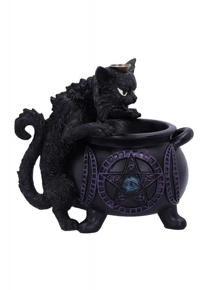 Spites Cauldron Gothic Backflow Incense Burner 16.3cm