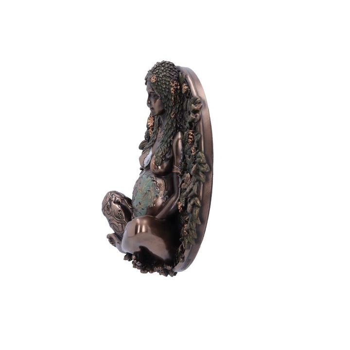 Bronze Mother Earth Wall Plaque 15cm