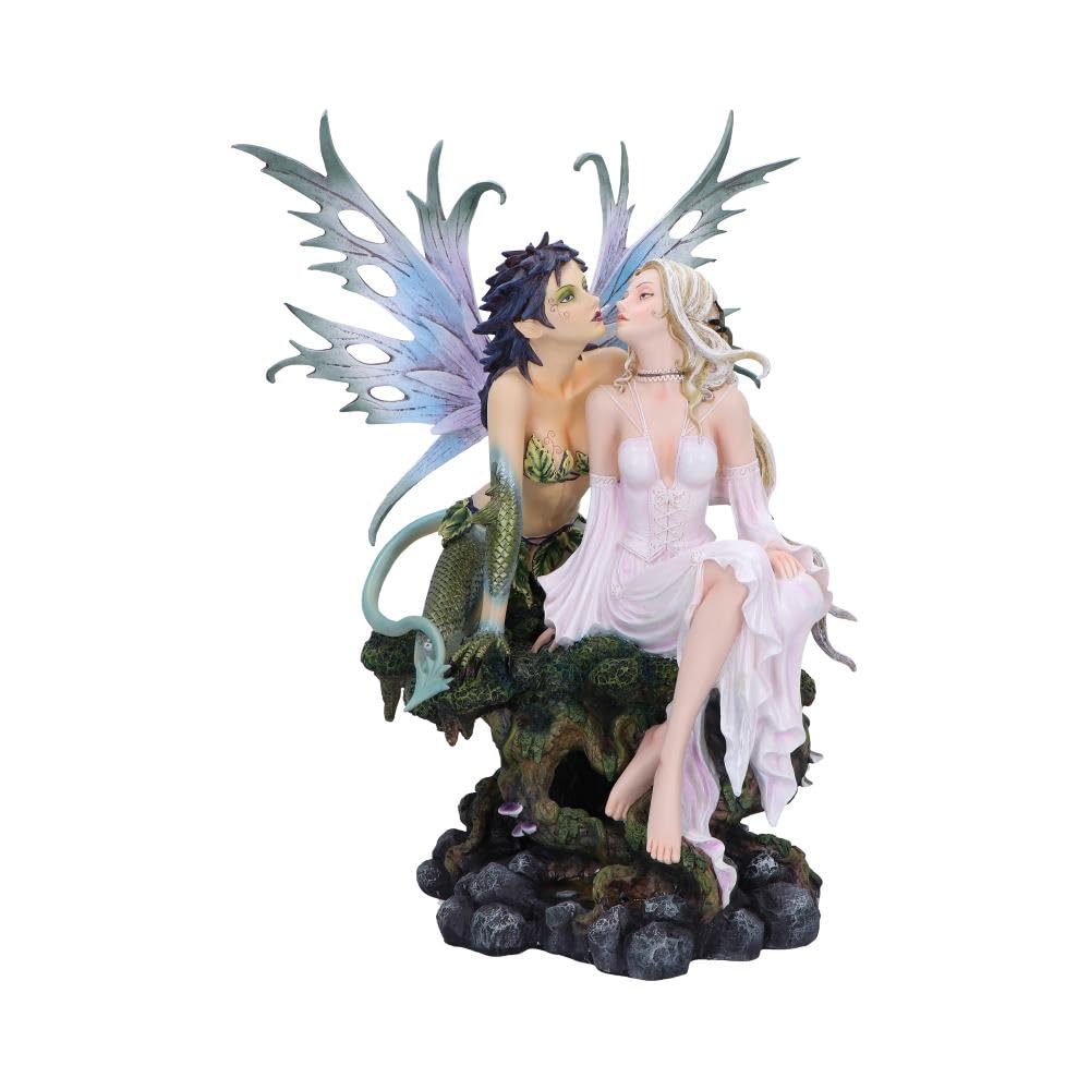 Kiss of Fate Twin Fairy Figurine with Romantic Mythical Theme 1