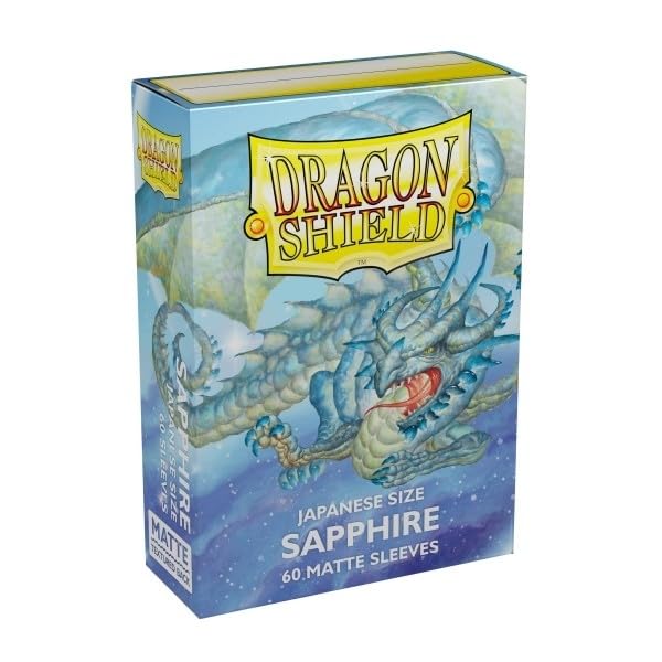 Dragon Shield AT-11128 Japanese Size Matte Sapphire (60 Sleeves)