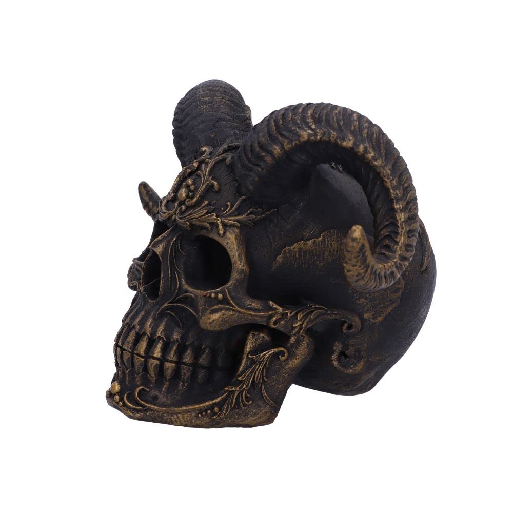 Diabolus Horned Skull 18cm