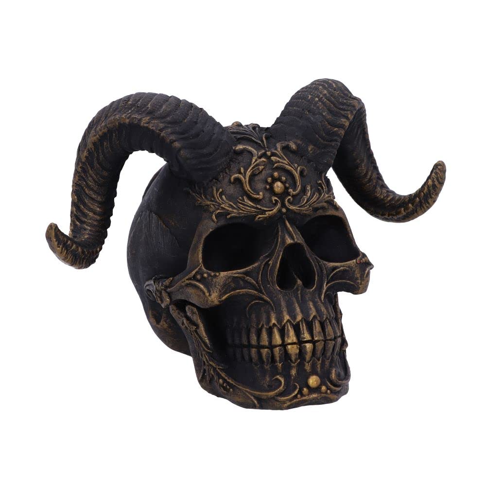 Diabolus Horned Skull 18cm