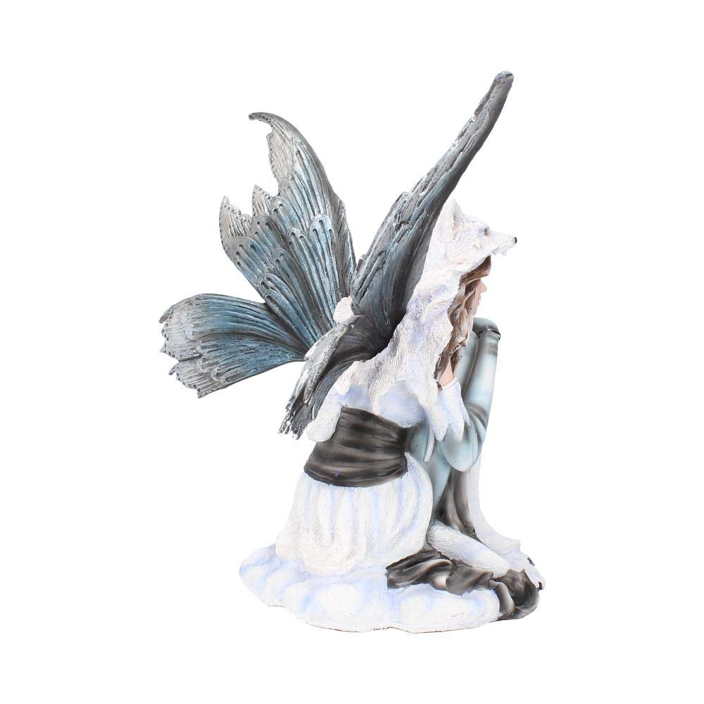 Fae Lore Winter Fairy Wearing Wolf Hide 30cm Fae-Lore.