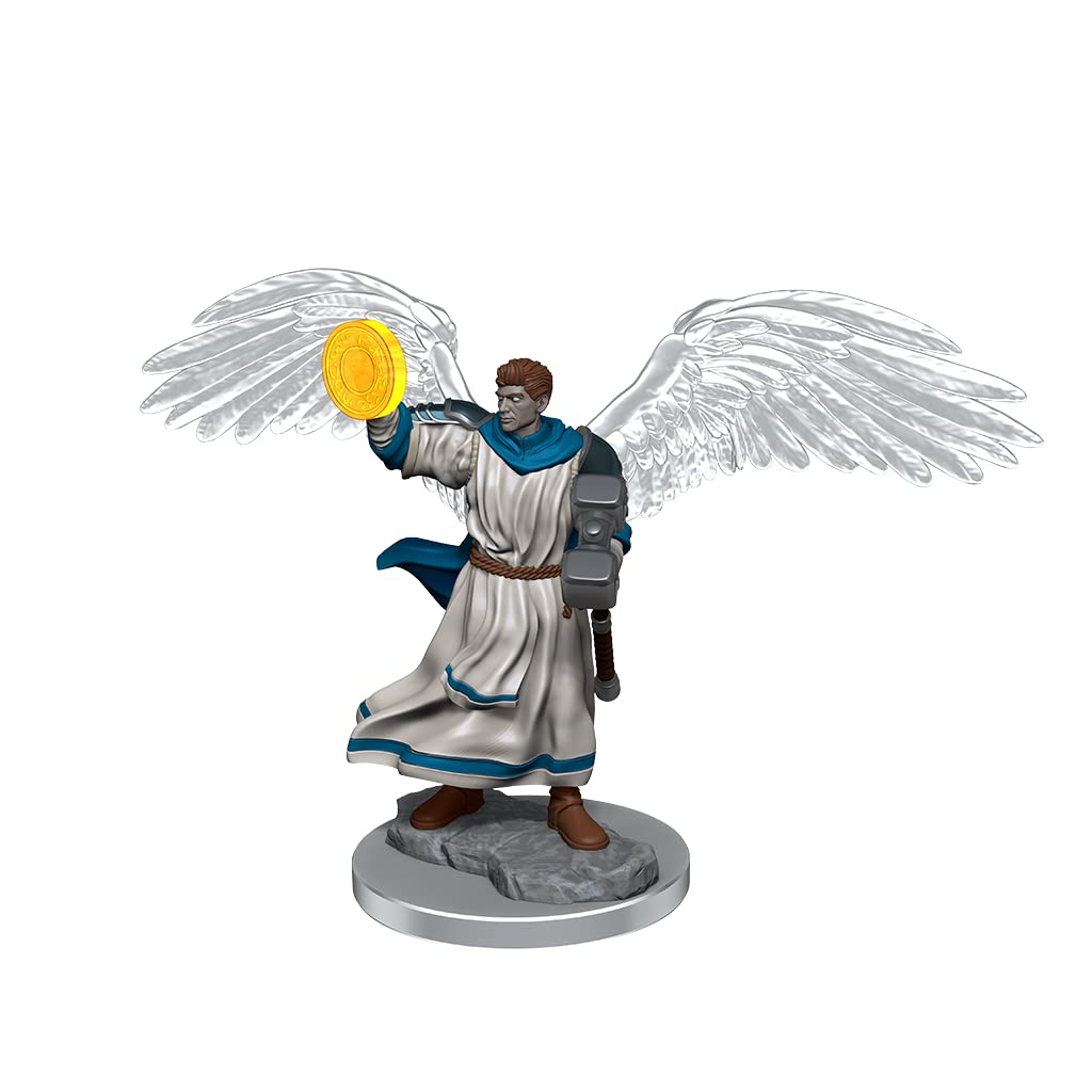 Aasimar Cleric Male D and D Nolzurs Marvelous Unpainted Miniatures W20 Miniature Game by Wiz Kids 4