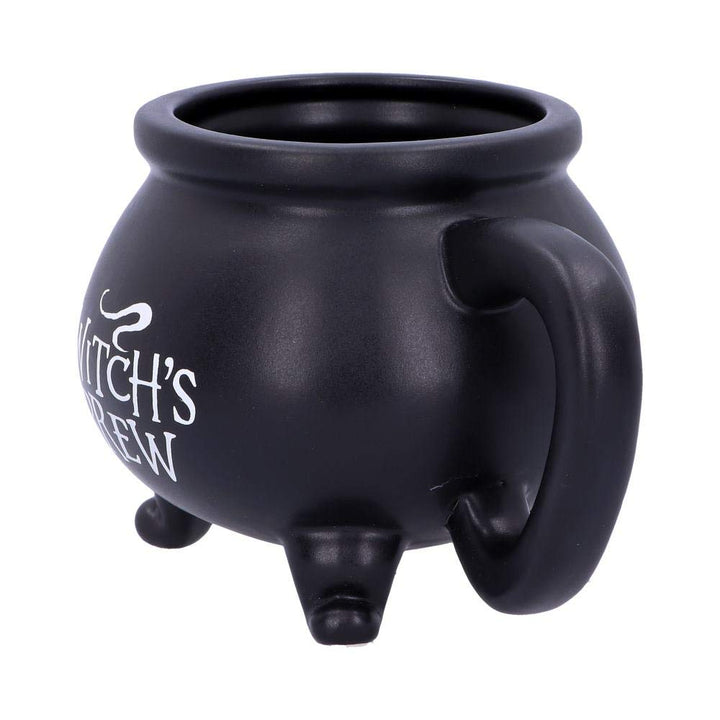 Smooth Black Witchs Brew Cauldron Mug 13.5cm