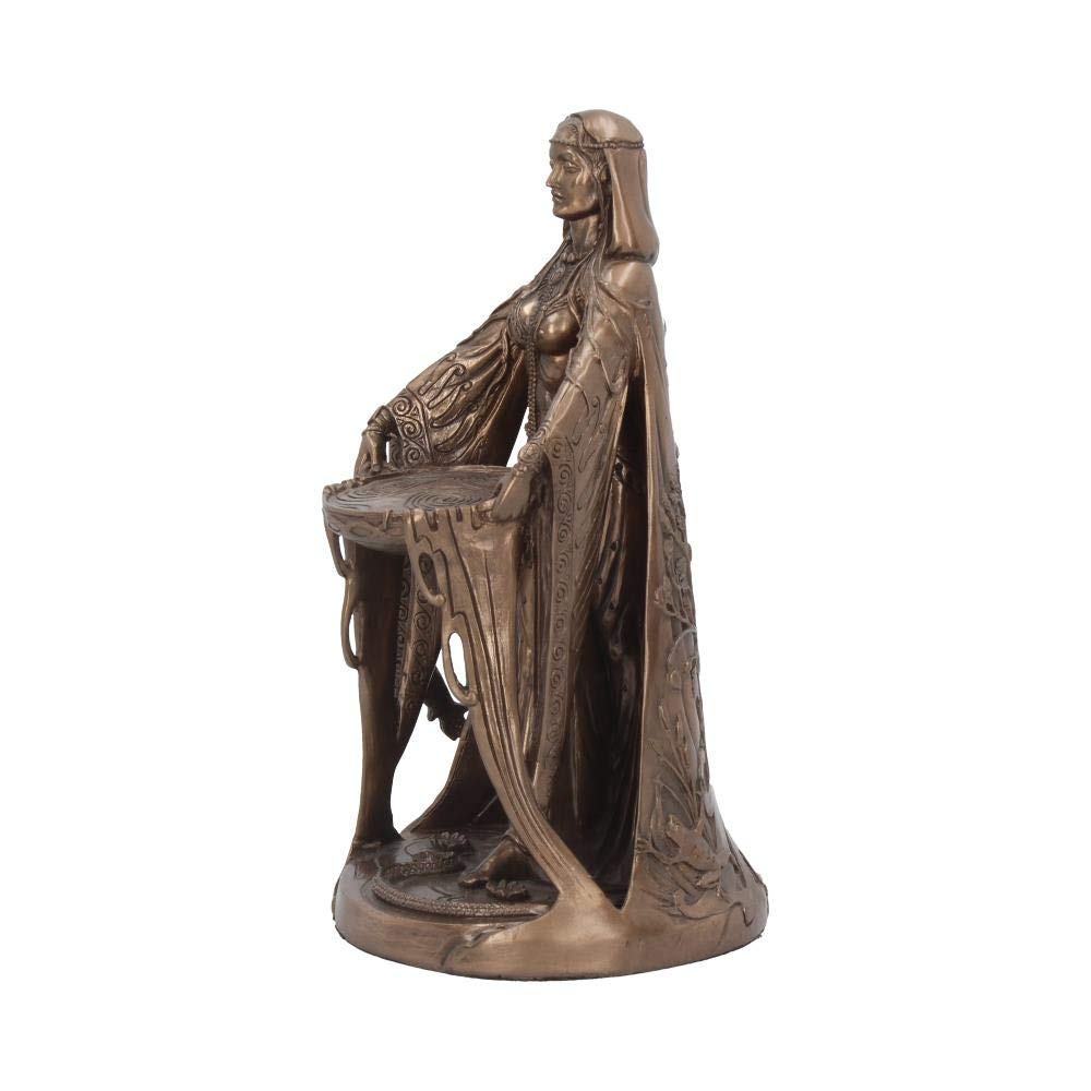 Bronzed Celtic Goddess Danu Ornament 22.5cm 2