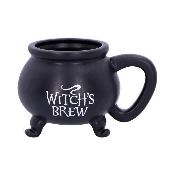 Smooth Black Witchs Brew Cauldron Mug 13.5cm
