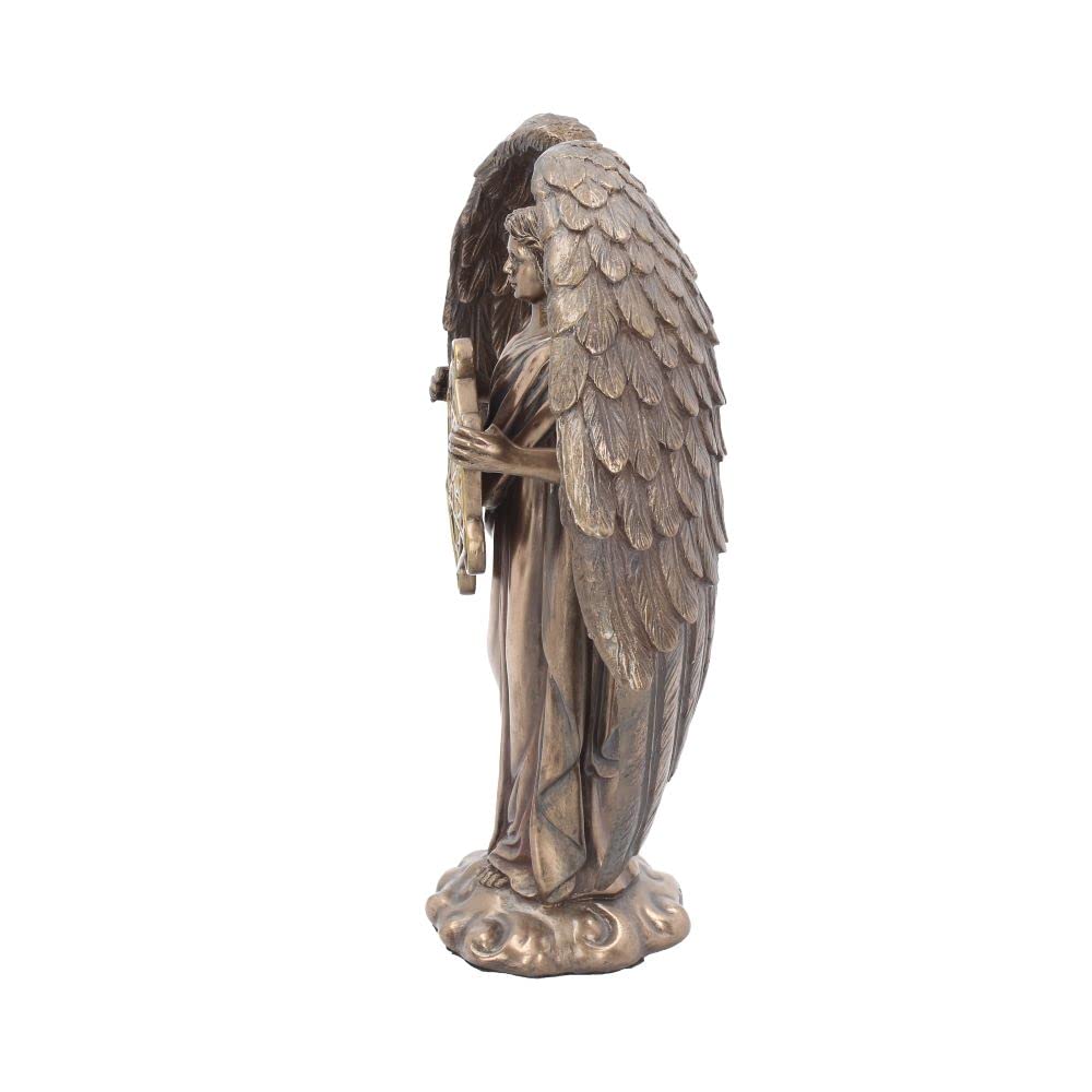 Bronzed Flower of Life Metatron Archangel Figure 26cm 4