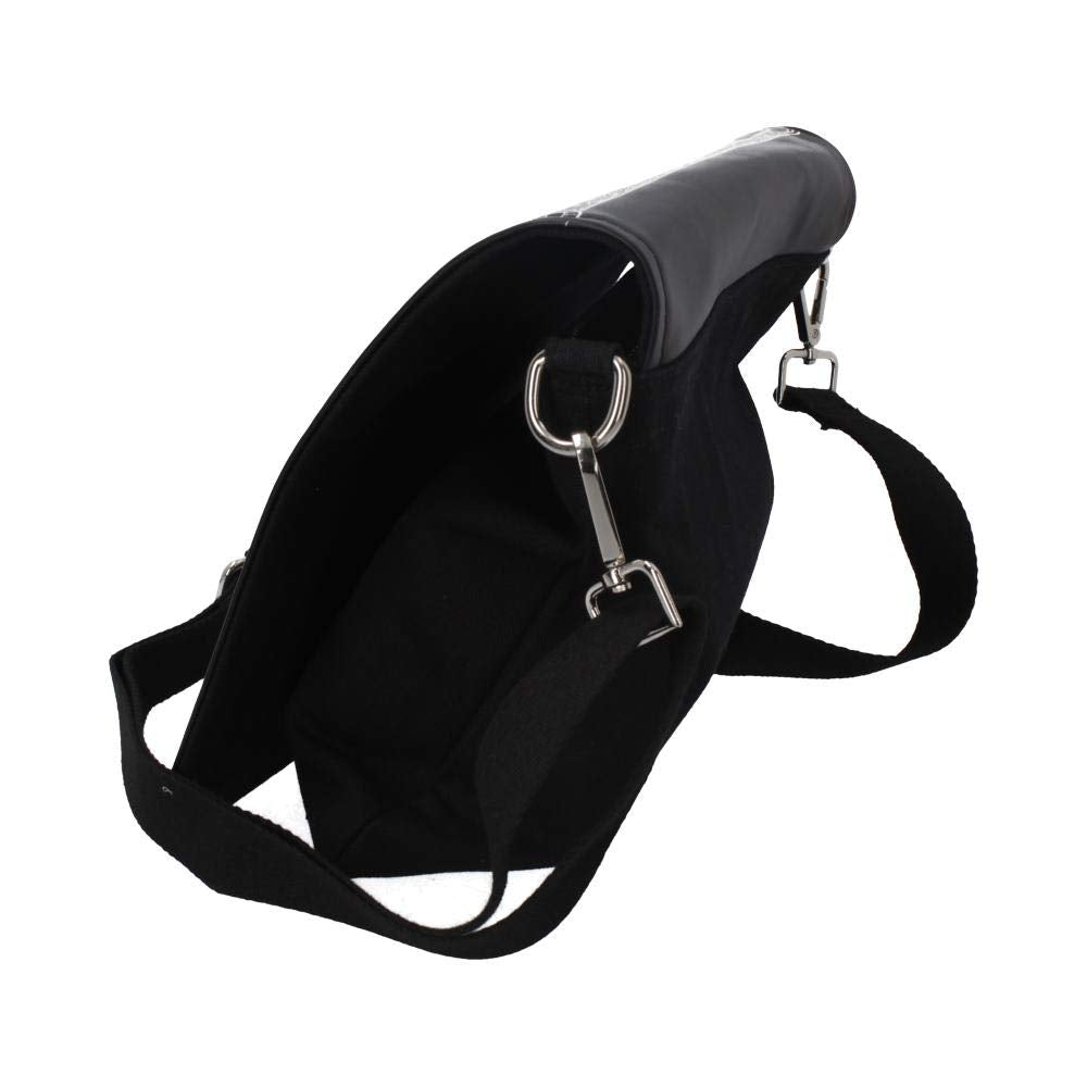 Spirit Board Embossed Shoulder Tablet Bag Black 25cm 3