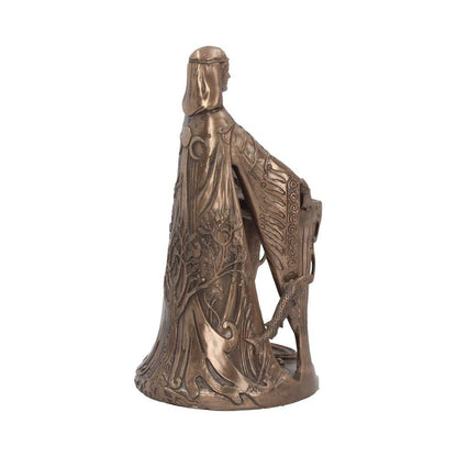 Bronzed Celtic Goddess Danu Ornament 22.5cm 5