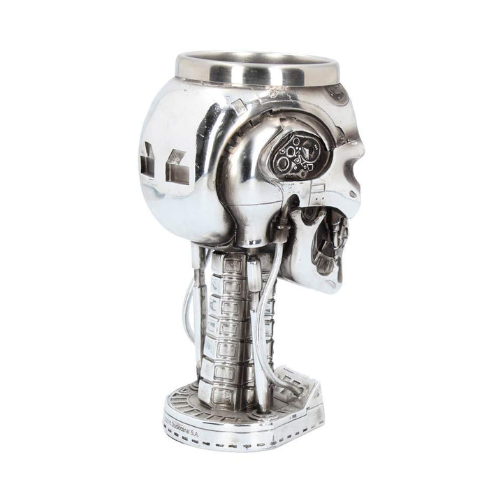 T800 Terminator 2 Judgement Day T2 Head Goblet Wine Glass 17cm