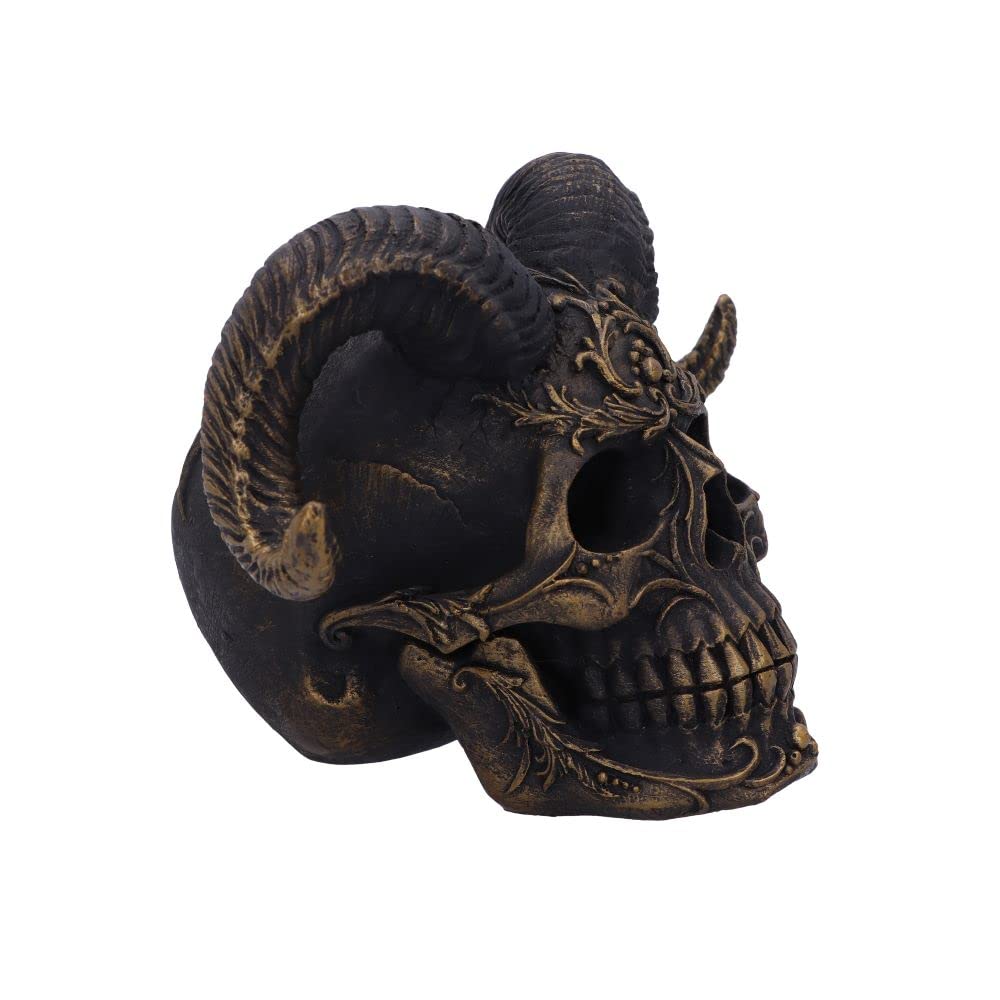 Diabolus Horned Skull 18cm