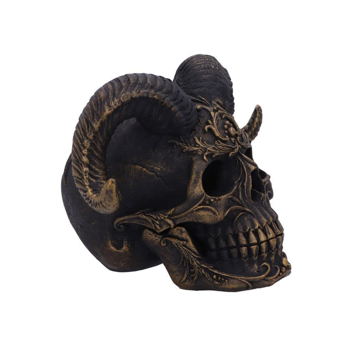 Diabolus Horned Skull 18cm
