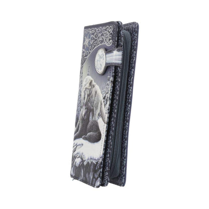 Lisa Parker Snow Kisses Wolf Embossed Purse 18.5cm 3