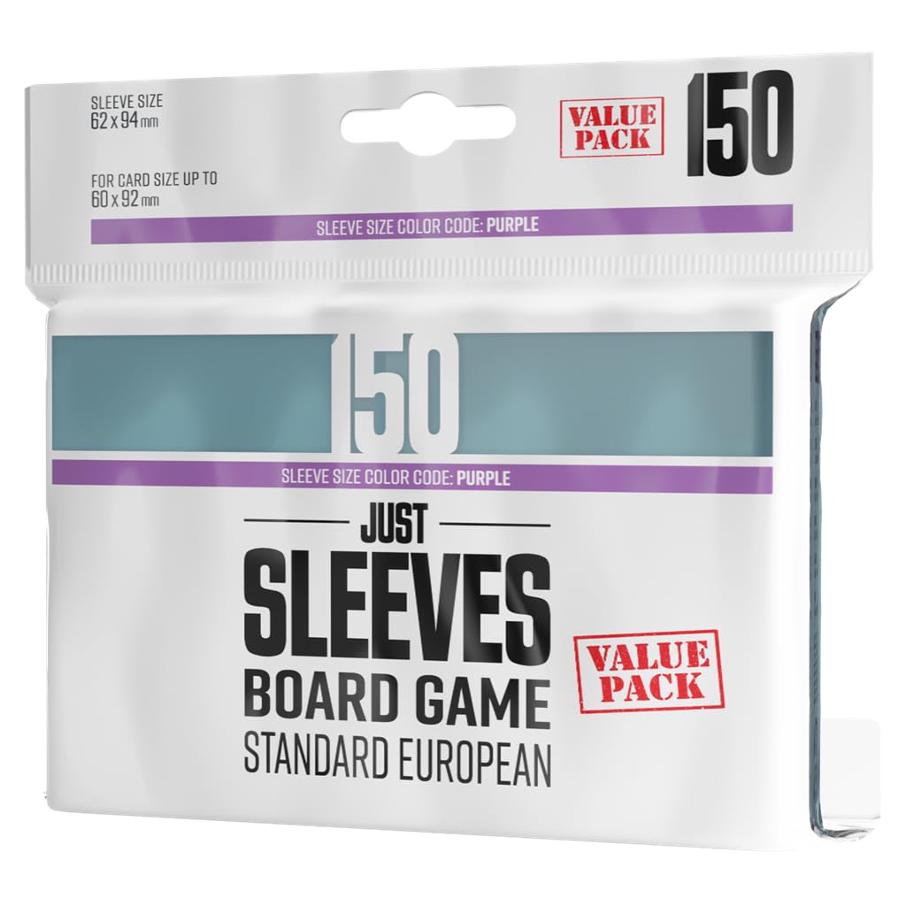 Gamegenic Just Sleeves Standard European Value Pack 150 Gaming Accessory 1