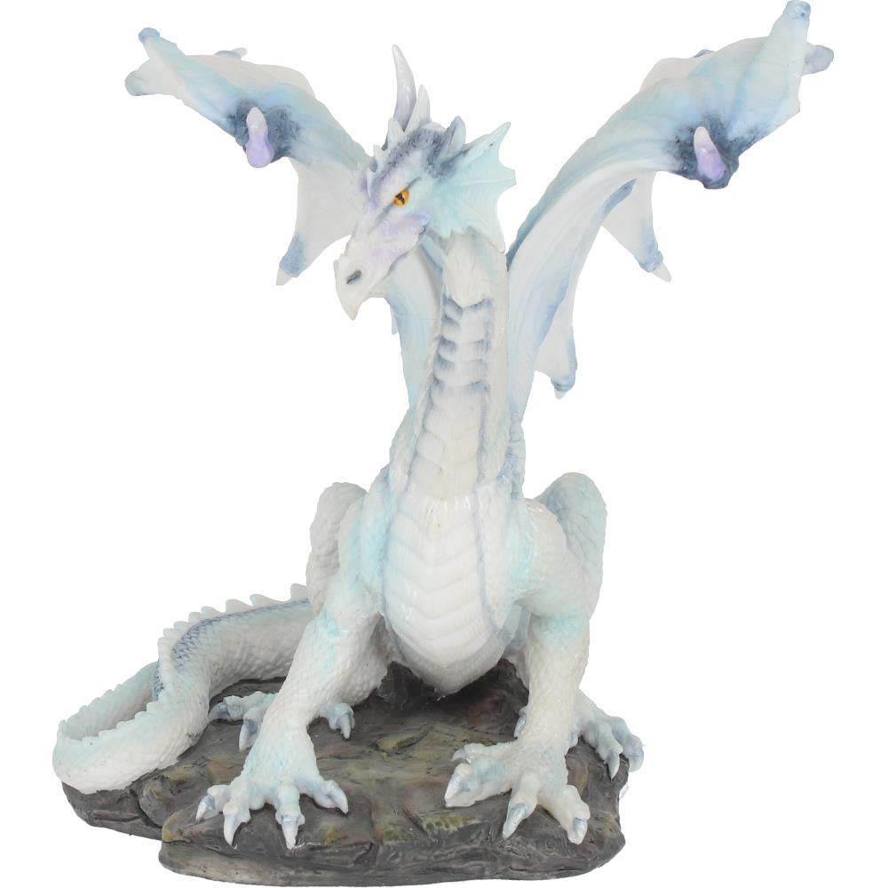 Grawlbane White Dragon Figurine 20cm 3
