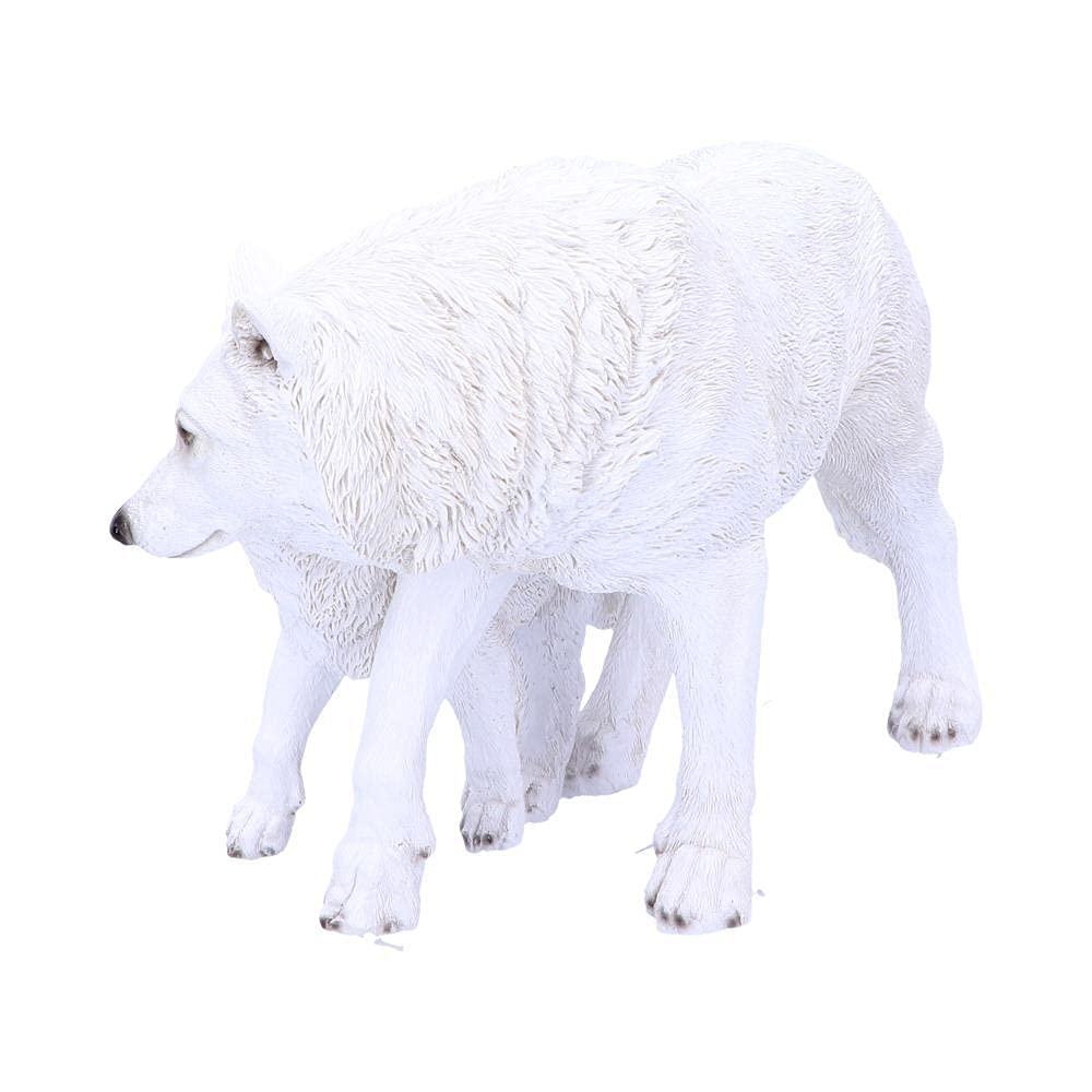 Winter Offspring Mother and Wolf Pup Ornament 27.5cm 2