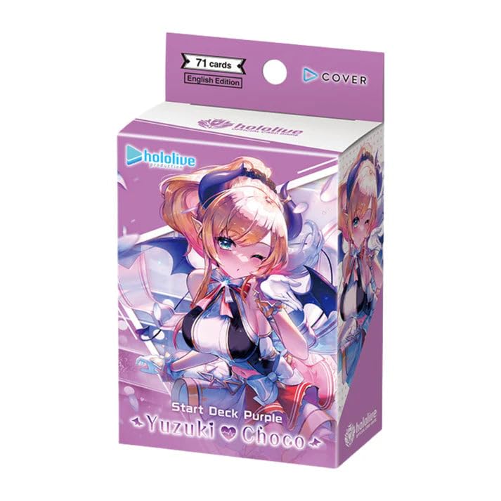 Hololive Official Card Game Start Deck Purple Yuzuki Choco 6 Trading Card Game by Bushiroad 1