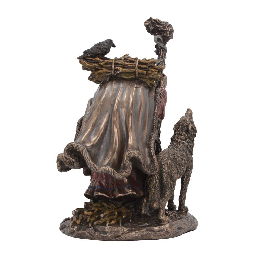 Cailleach Celtic Goddess Bronze Figurine 18.5cm