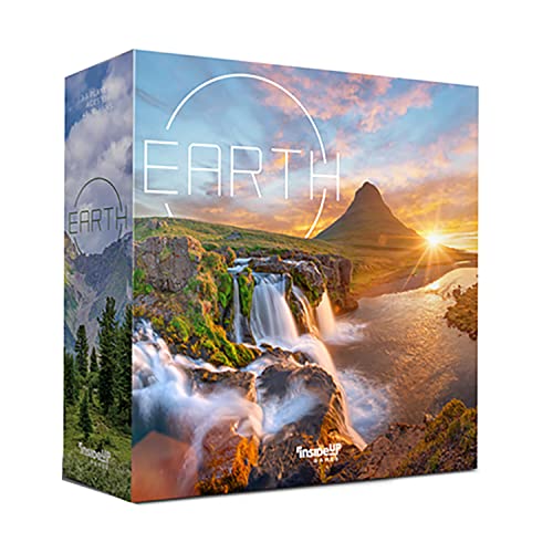 Inside Up Games Earth - The Board Game by Inside Up Games & Maxime Tardif,Ecosystem Building,Card Drafting & Action Selecting,for 1 to 5 Players,Play Solo-Multiplayer-Teams,45-90 Minute Playing Time