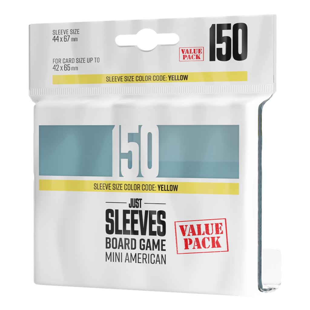 Gamegenic Just Sleeves Mini American Value Pack 150 Gaming Accessory 1