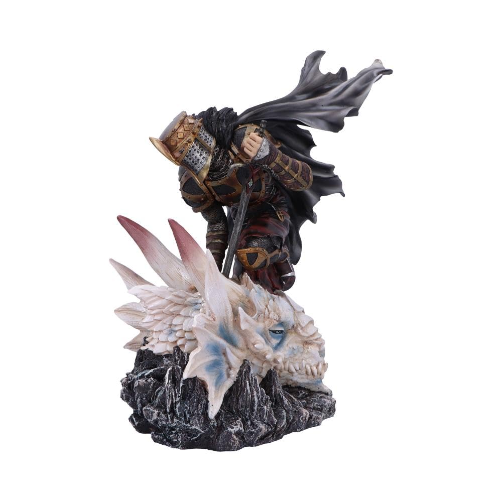 The Price of Valour Kneeling Knight with Slain Dragon Figurine 34.5cm 2