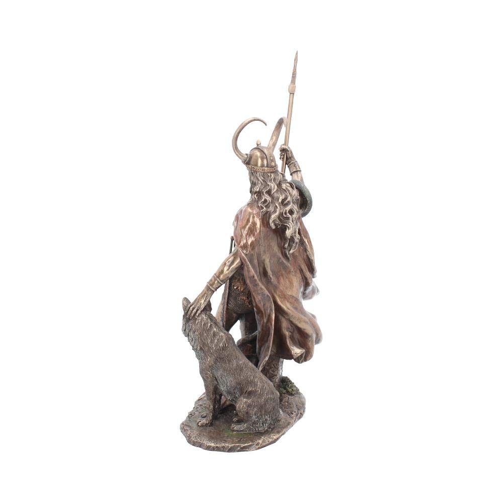 Bronzed Loki Norse Trickster God Figurine 35cm