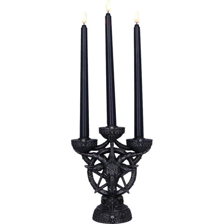 Baphomets Radiance Candelabra with LED Candles 46cm