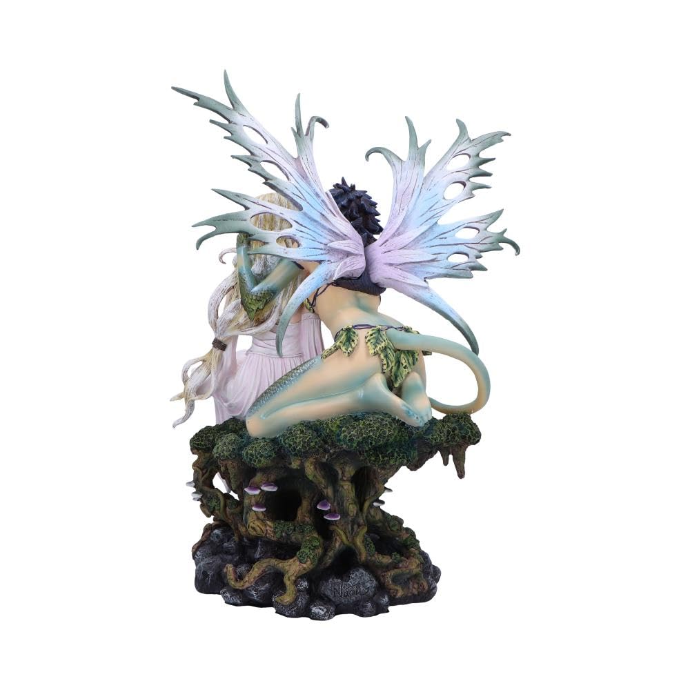 Kiss of Fate Twin Fairy Figurine with Romantic Mythical Theme 3