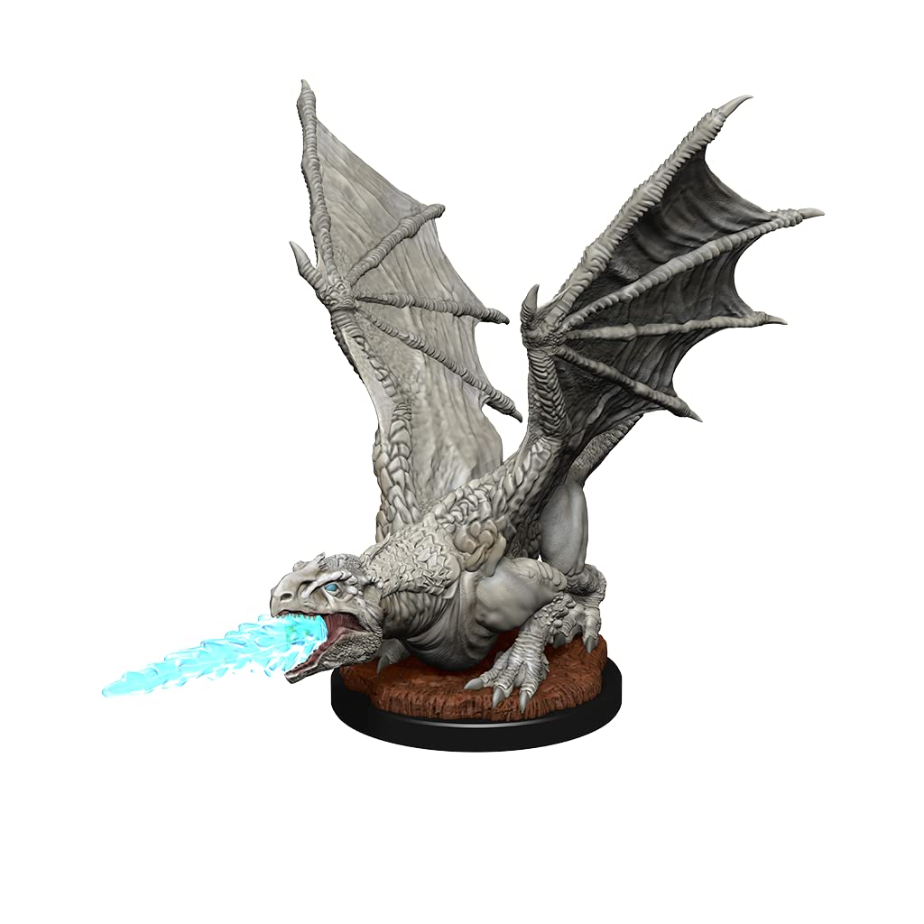White Dragon Wyrmling D and D Nolzurs Marvelous Unpainted Miniatures W19 Miniature Game by Wiz Kids 2