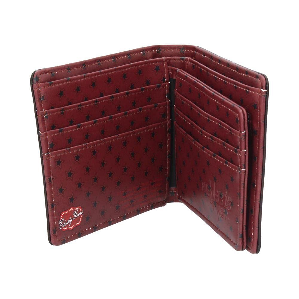 Elvisly Yours Elvis Wallet Red 11cm Officially Licensed