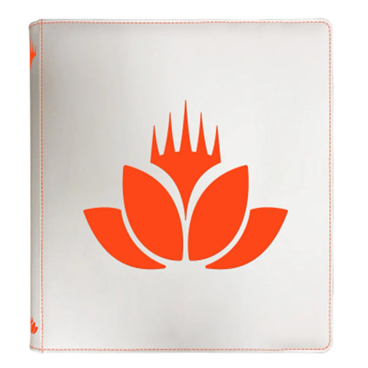 Ultra PRO - Mana 8 12-Pocket Zip PRO-Binder - Lotus for Magic: The Gathering, Holds & Protects 480 Standard Sized Cards, Collector's Edition Durable Trading Secure Side-Loading Pocket Binder 1