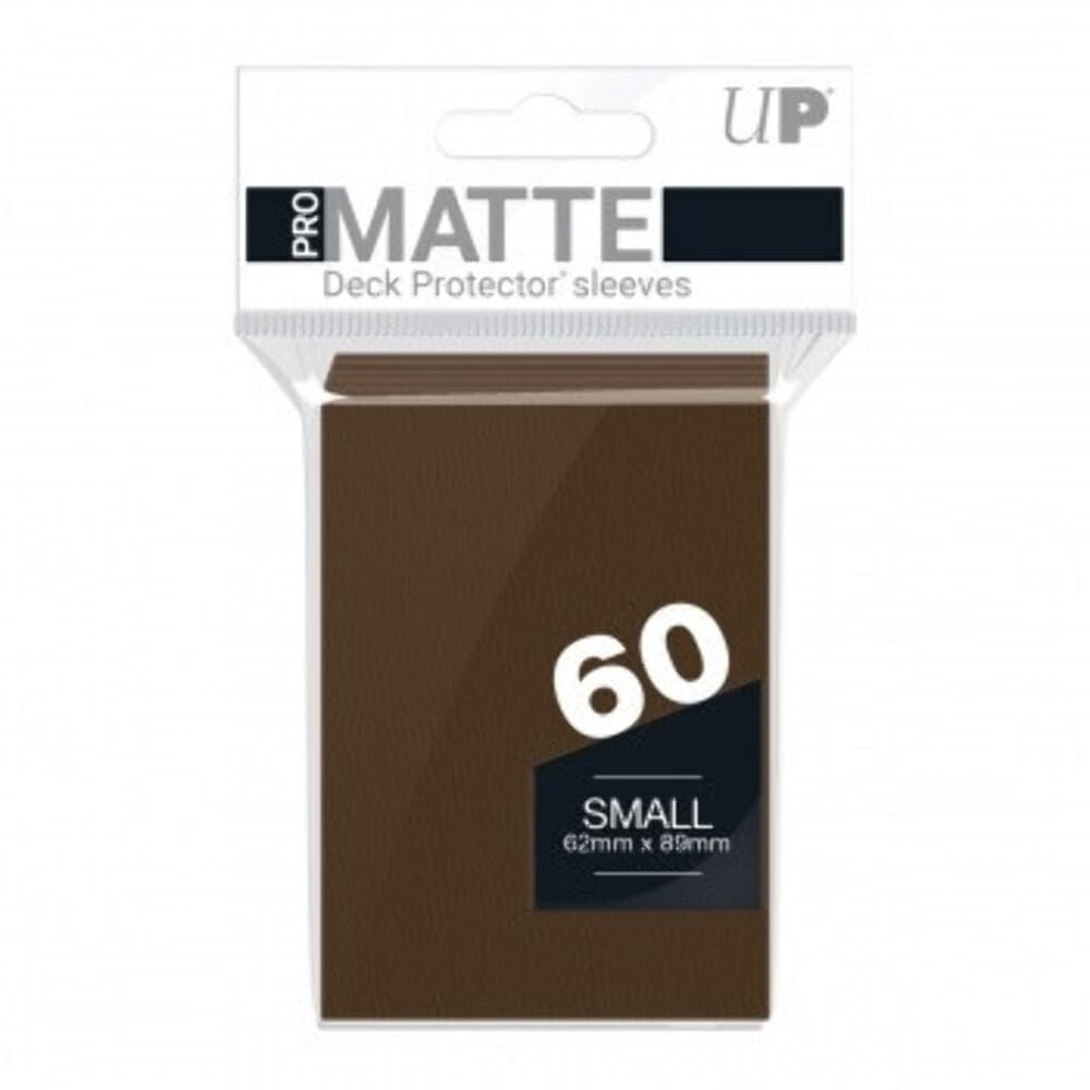 Matte Small Deck Protectors 60 Ct Light Brown Card Sleeve by Ultra Pro 1