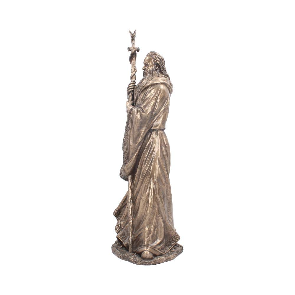 Bronzed Merlin Large Figurine 47cm Bronze