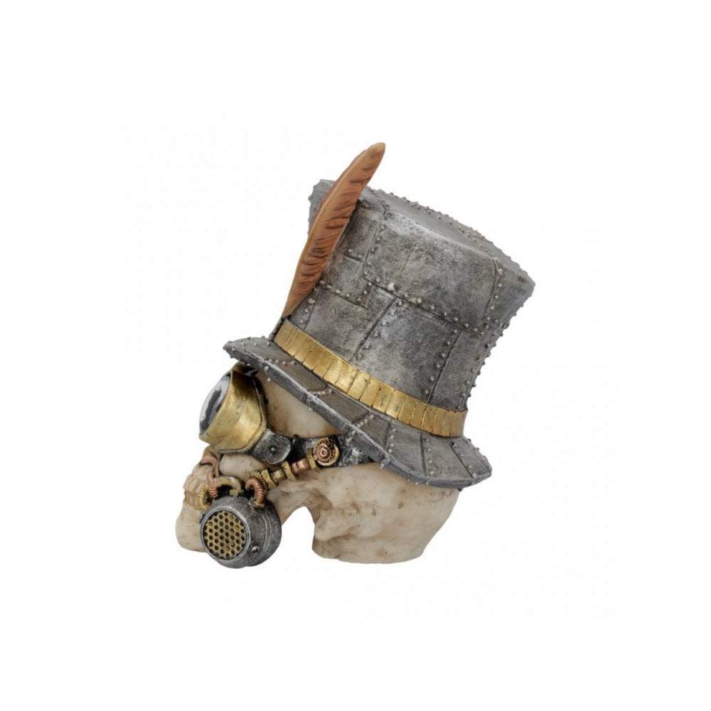 Count Archibald Steampunk Top Hat Skull 19.5cm