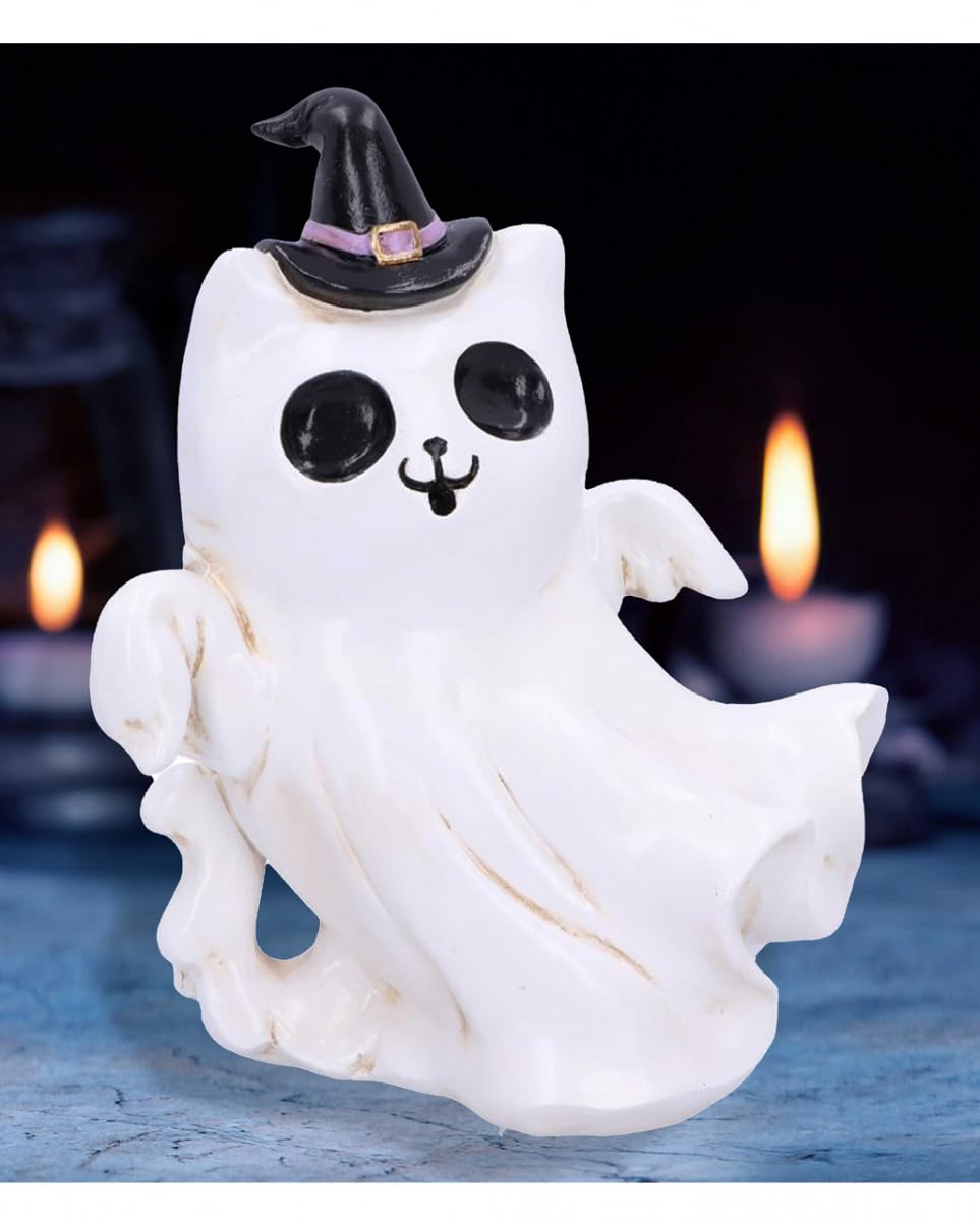 Spookitty Ghost Cat Ornament 18cm 6