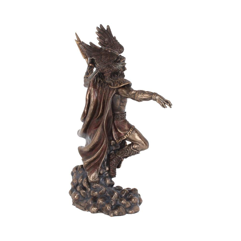 Bronzed Zeus King Of The Greek Gods 30cm